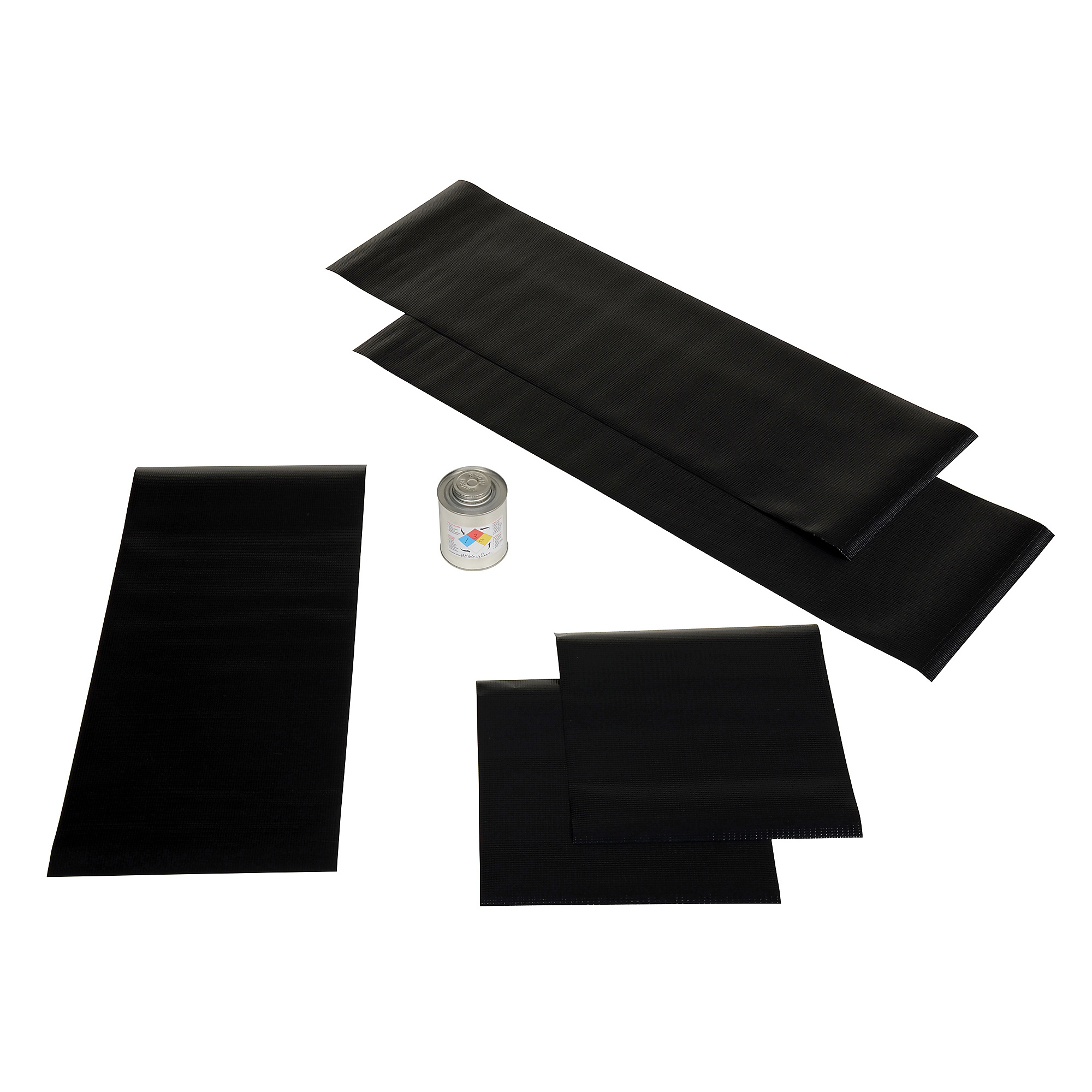 Vestil Dock Seal/Shelter Repair Kit - 6-Piece, Black Vinyl, Model# D-KIT